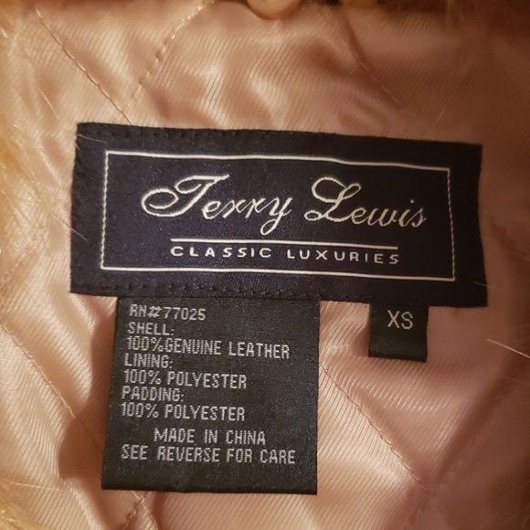 NWOT Terri Lewis Classic Luxuries Leather Jacket - Picture 3 of 6